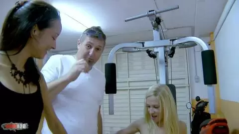 Sizzling Spanish Blonde Aina Smith Banged Hard on Weights photo 01