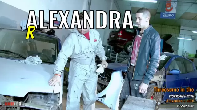 Threesome in the workshop with Alex...