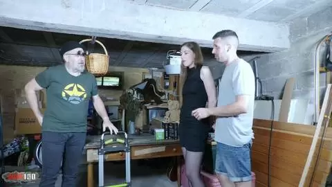 Anal threesome with double penetration and pissing for Alice Maze photo 01