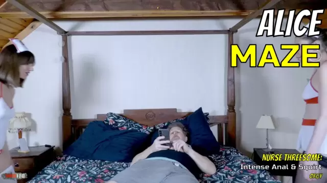 Nurse Threesome: Intense Anal & Squ...