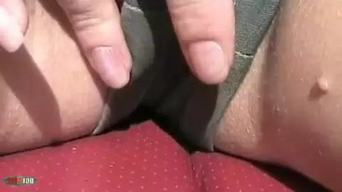 Alys Rebel showing pussy in the car photo 05