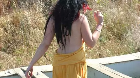 Nice young Ana Martin dancing and stripping 