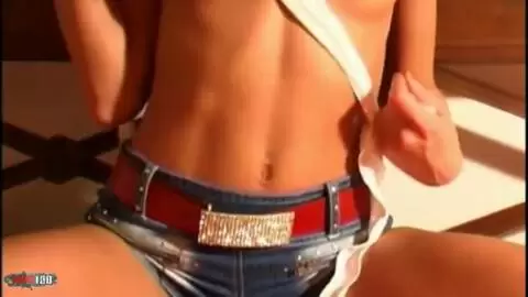 Pornostar petite brunette Andy Brown doing a hot striptease  photo 04