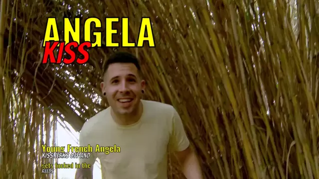 Young French Angela Kiss jerks off and gets fucked in the reeds