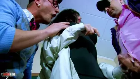 Double penetration with the Arab teacher in the classroom photo 03