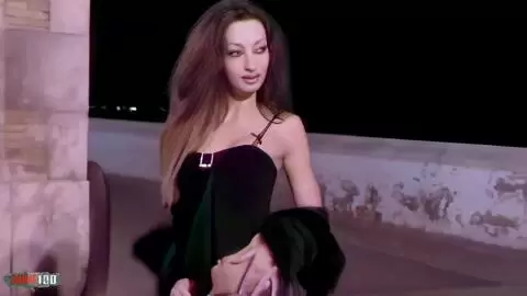 Nice arab Angelina doing a strip  photo 04