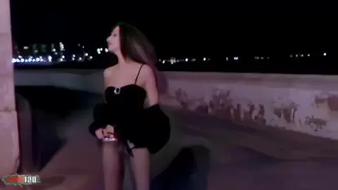 Nice arab Angelina doing a strip 