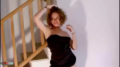 Hot young brunette Anna stripping  photo 05