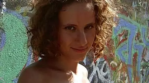 Hot young brunette Anna dancing and stripping  photo 15