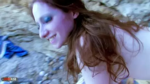 Big cock for real pretty redhead babe photo 12