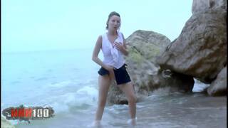 French beauty ava blue strips 