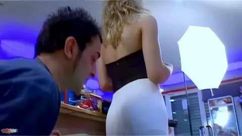 He gets excited on the buttocks of the beautiful Axelle photo 04