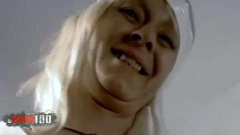 Nice MILF blonde Azucena doing a hot striptease 