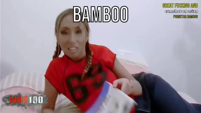 Great fucking and cumshot on asian pornstar Bamboo