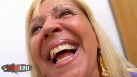 Blonde brazilian granny ass fucked deep on the couch photo 01