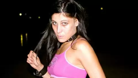 Horny petite brunette Barbara Nux removing clothes  photo 7