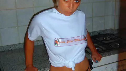 Hot blonde Barbara stripping  photo 2