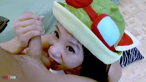 Little asian babe Asia Zo sucking and fucking a pathetic loser photo 08