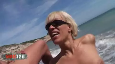 Gorgeous Spanish MILF Betty Davis gets fucked on the beach by Jorge Fernandez photo 16