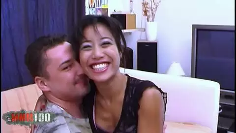 Gorgeous Young Asian Betty Petite Tight Ass Fucked by Big Cock Atila Cumshot photo 01