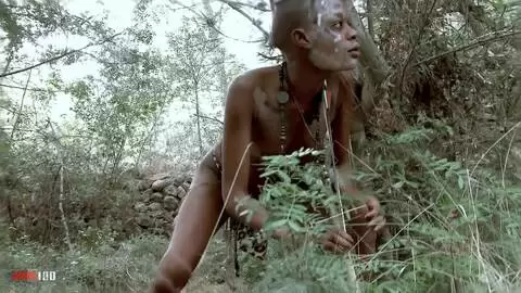 Skinny African Ebony Hunter in her Porn sex safari  photo 01