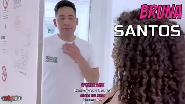 Intense Anal Encounter: Bruna Santos and Mirco Hernandez