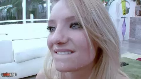 A cute blonde for a lucky salesman photo 16