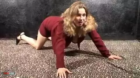 Hot young blonde with big tits Calia B doing a strip in the garage  photo 03