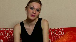 Sexy video interview with cand