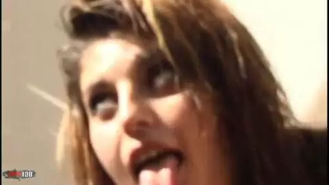 Hot young brunette with big tits Carla doing a strip on the terrace  photo 05