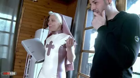 Charlie collects for her parish and gets fucked hard by Kevin White photo 01