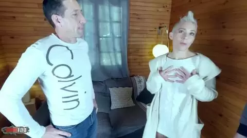 French Short haired MILF gets her dream fulfilled with 3 cocks for her at the same time photo 01