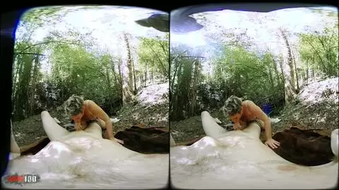 Outdoor 3d virtual reality fuck with french milf Charlie photo 05
