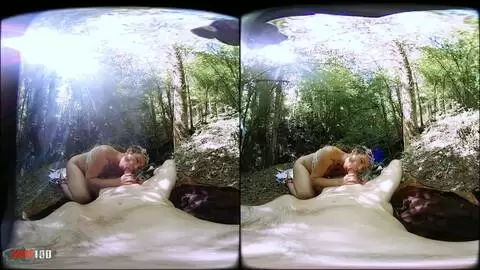 Outdoor 3d virtual reality fuck with french milf Charlie photo 14