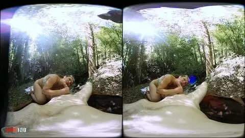 Outdoor 3d virtual reality fuck with french milf Charlie photo 15