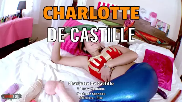 Charlotte De Castille & Terry Kemaco: Hardcore Spandex Adventure - Blue Leggings, Dildo Play, and More