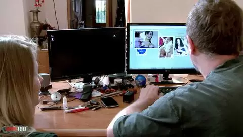 A gorgeous young blonde French girl in pink panties offers me her big pussy on the sofa photo 01