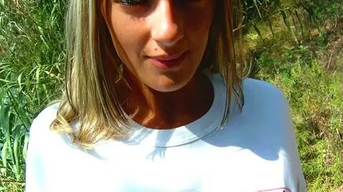 Pornostar petite blonde Crystal Wells removing clothes  photo 12