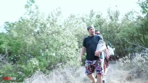 Discovery of the island, sloppy blowjobs and threesome with Nicky and Gina photo 05