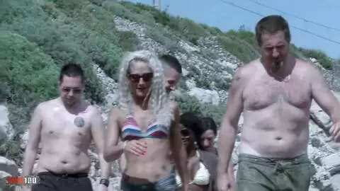 Attempt to make a fire and Mademoiselle Justine gets anal in the woods photo 12