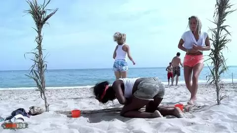 Last tip of the adventure and Tania Kiss gets fucked hard on the rocks photo 02