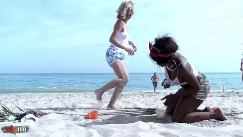 Last tip of the adventure and Tania Kiss gets fucked hard on the rocks photo 03