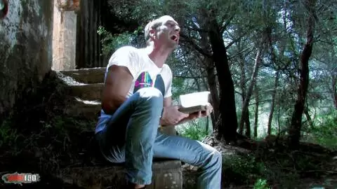 Bigtited spanish MILF Damaris shows up to fuck with Leo in the woods photo 02