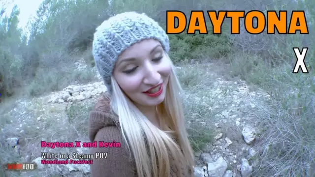 Daytona X and Kevin White in a Steamy POV Woodland Fuckfest