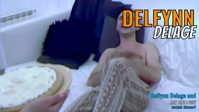 Delfynn Delage and Alex take a very sexual dessert