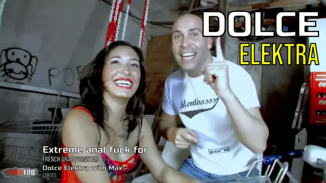 Extreme anal fuck for french arab pornstar Dolce Elektra with Max Cortes