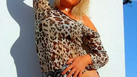 Lovely blonde with big tits Electra getting naked  photo 3