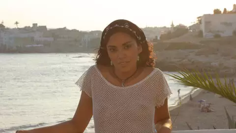 Hot petite brunette Emilce getting naked  photo 9