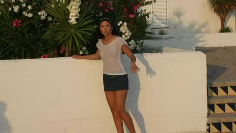 Hot petite brunette Emilce getting naked  photo 15