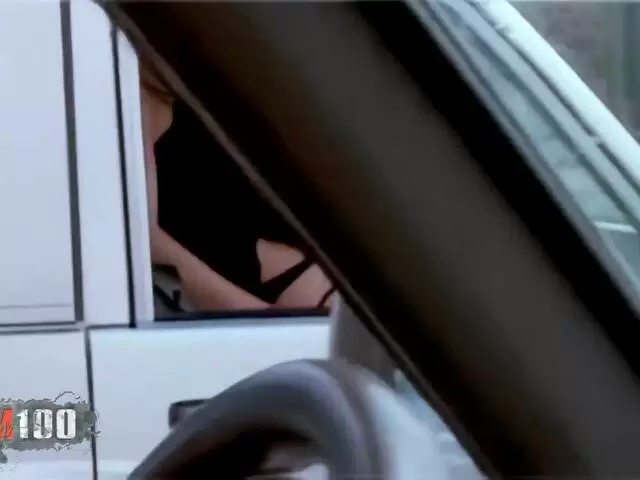 Emy and Alys Rebel play tease on the highway photo 3